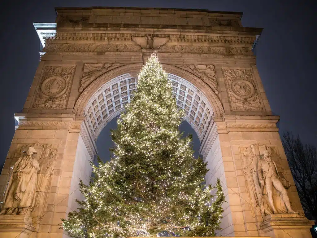 Washington Square Park Tree Lighting